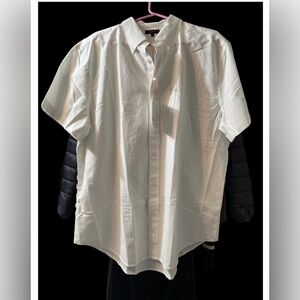 QUINCE MEN’S ORGANIC COTTON SHORT SLEEVE BUTTON DOWN SHIRT